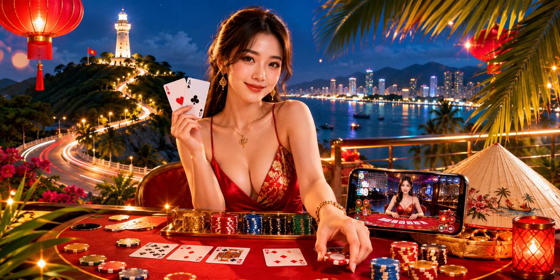 Người chơi game bài tại Nha Trang